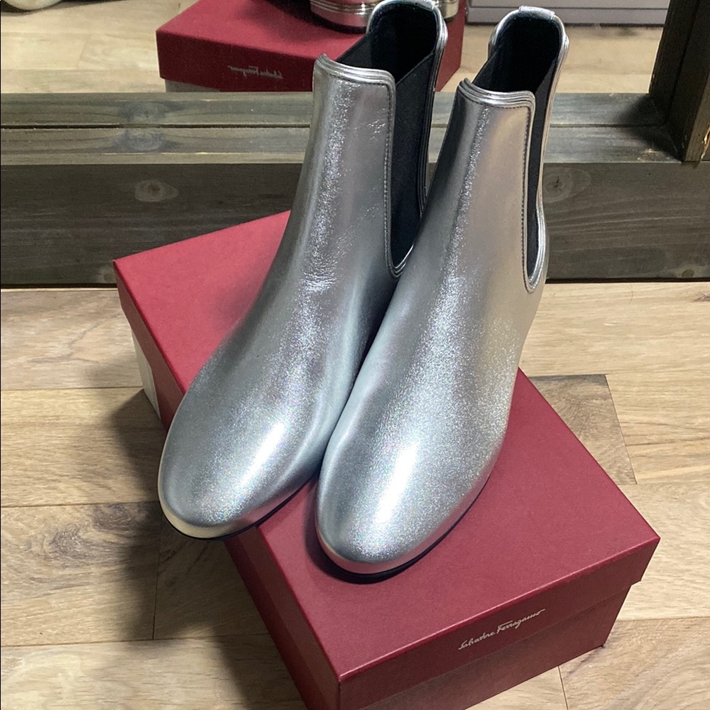 Silver women’s Boots